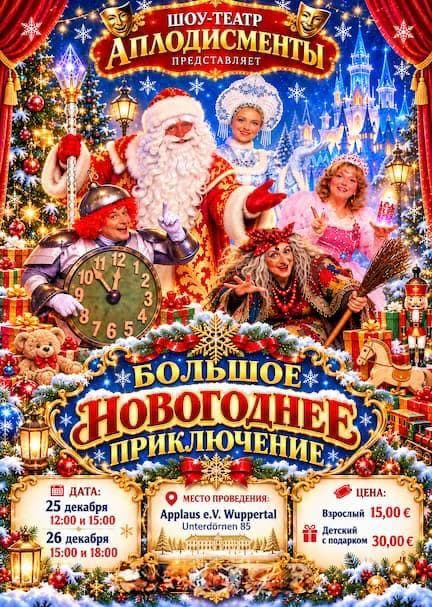 Шоу-спектакль «Большое Новогоднее Приключение» в Вуппертале