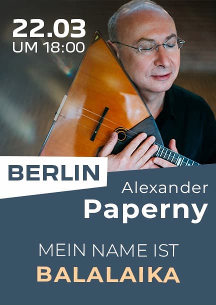 Alexander Paperny in Berlin. 