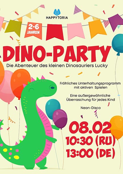 Dino Pati. The Adventures of Lucky the Dinosaur in Berlin