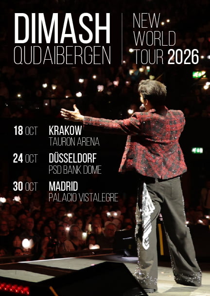 Dimash Qudaibergen. Europatournee 2026