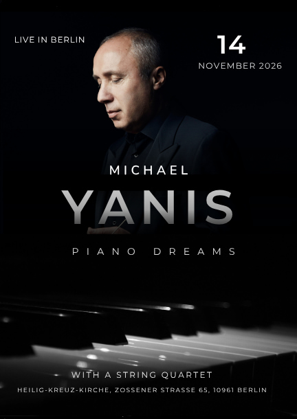 Майкл Яніс у Берліні. Piano Dreams зі струнним квартетом