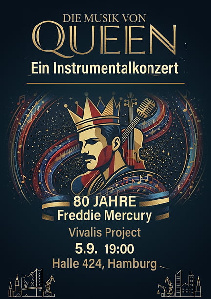 Vivalis Project: Музыка группы Queen — инструментальный концерт в Гамбурге