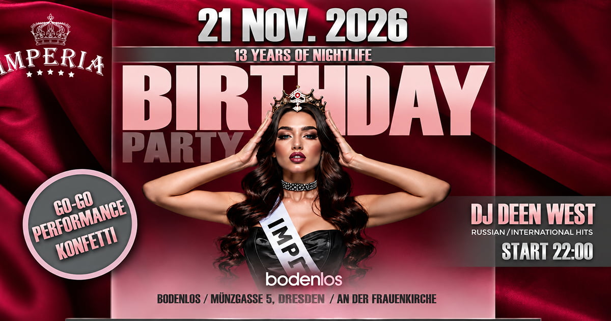Imperia Birthday Party in Dresden