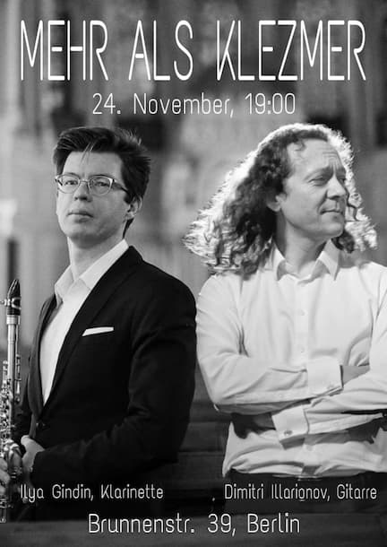 Duo Ilya Gindin und Dimitri Illarionov in Berlin. 