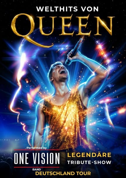 Welthits von Queen. Tribute-Show in Deutschland