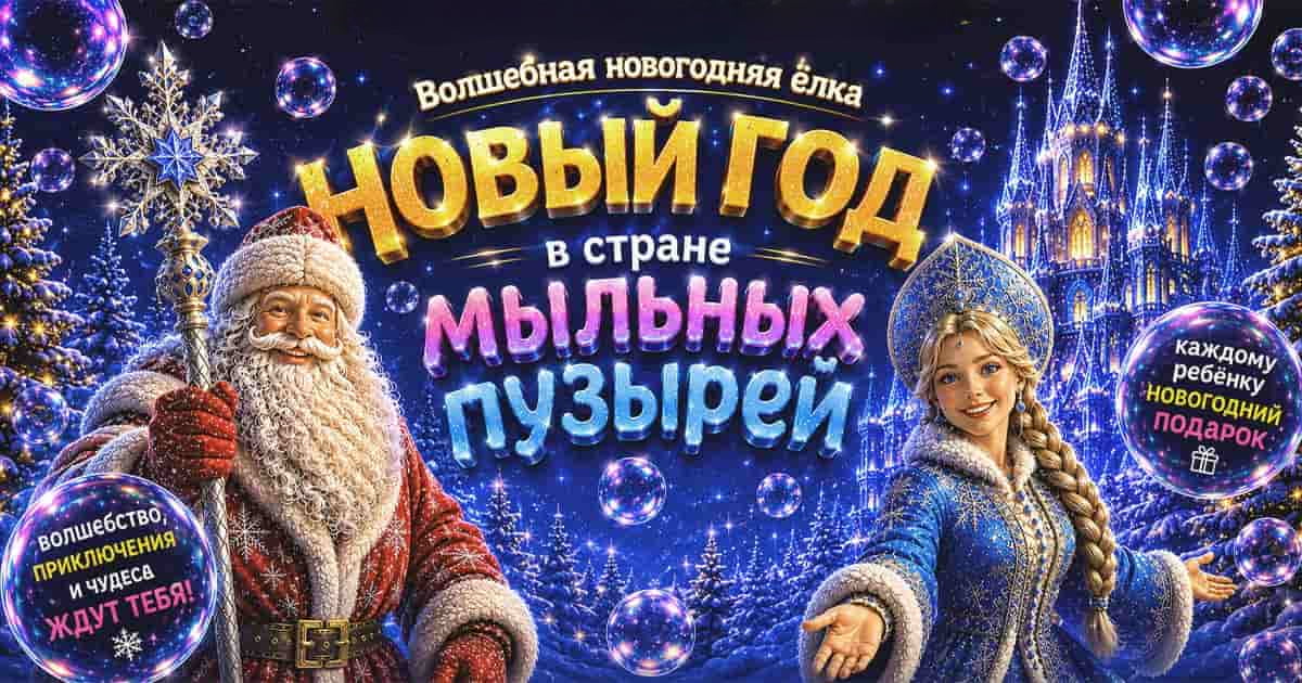 Novogodnyaya Elka. New Year in the Land of Soap Bubbles