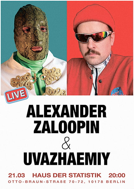 Alexander Zaloopin and Uvazhaemiy in Berlin. 