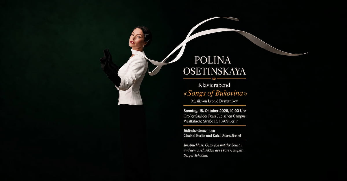 Polina Osetinskaya in Berlin. Leonid Desyatnikov’s “Songs of Bukovina” Piano Recital