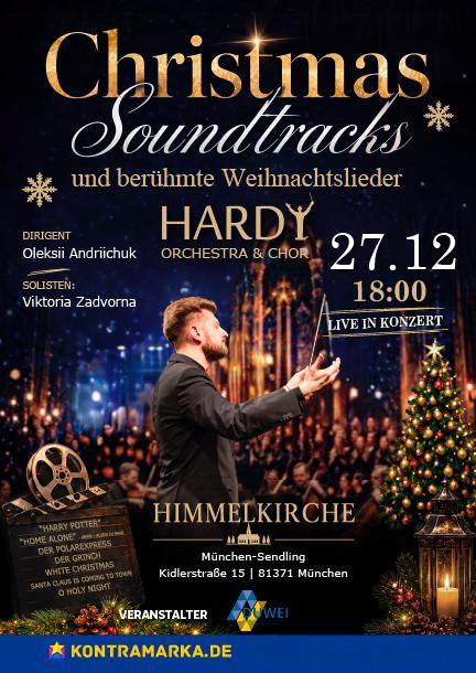 Hardy Orchestra & Chor in München. Weihnachts-Soundtracks