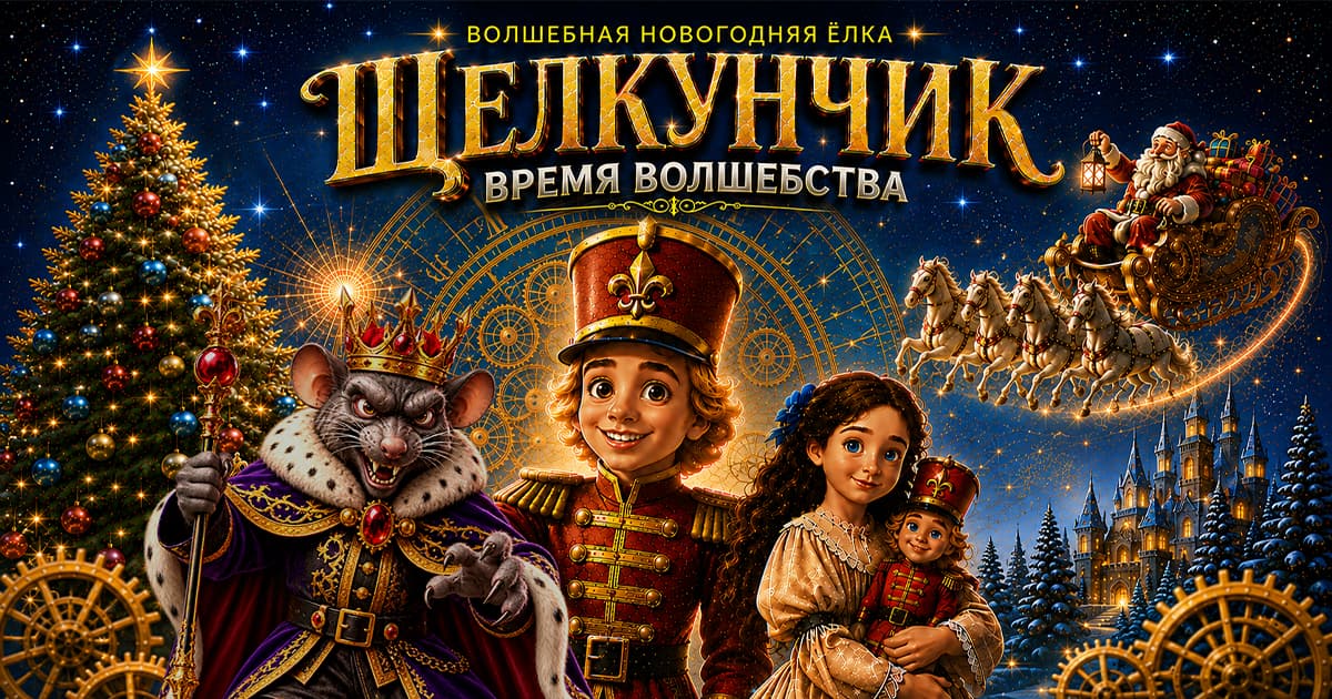 Волшебная Новогодняя Елка. Щелкунчик – Время Волшебства!