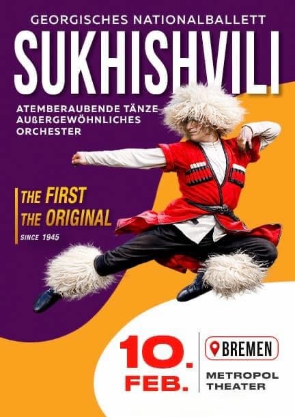 Georgisches Nationalballett „Sukhishvili“ in Deutschland