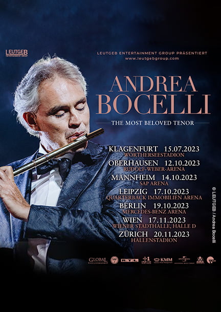 Andrea Bocelli in Deutschland