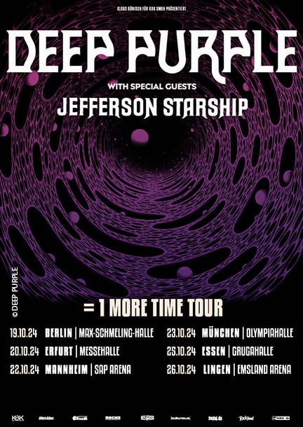 Deep Purple in Deutschland 2024. One more time tour